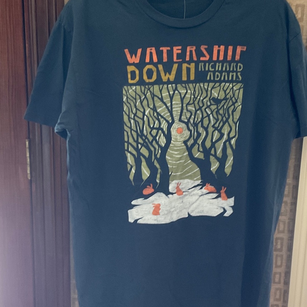 Wonderful Book T, Watership Down, size XL, men’s.  Worn, but fantastic condition